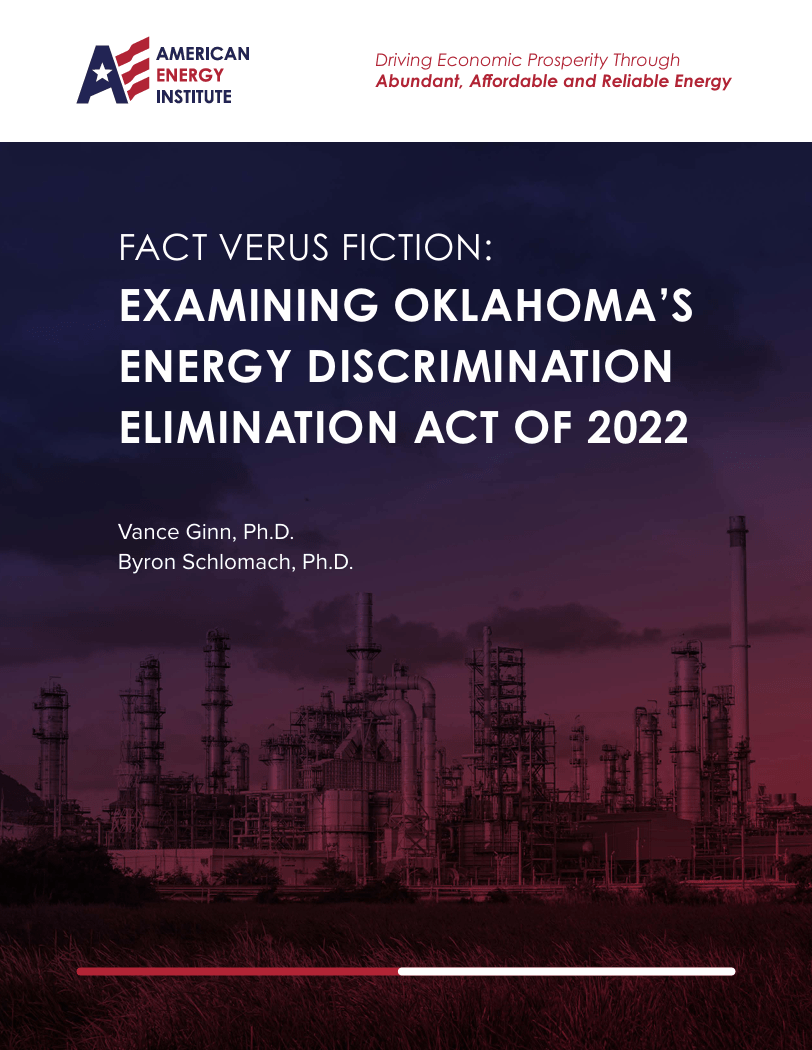 Fact Versus Fiction: Examining Oklahoma's Energy Discrimination Elimination Act of 2022 Preview Image